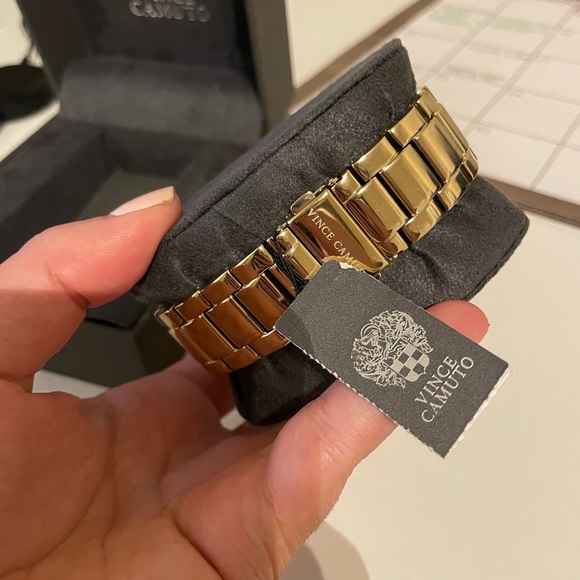NWT Vince Camuto Pearlface women’s watch